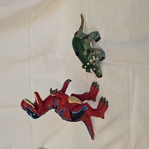 Moveable toy Dinosaurs, one with sound